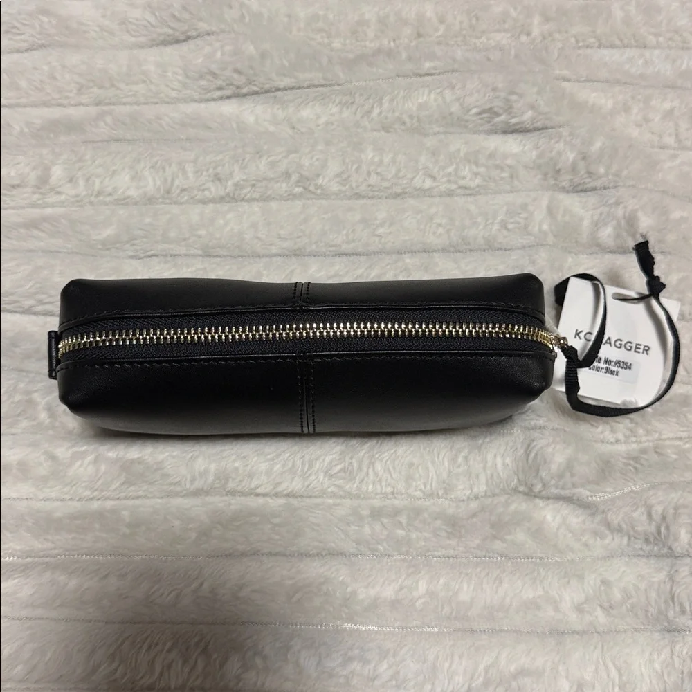 KC Jagger Black Leather Pouch